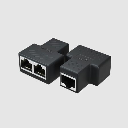 Adapt Rj45 Hembra a 2 Rj45 Hembra