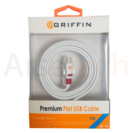 Cable Micro USB Griffin Premium Flat USB