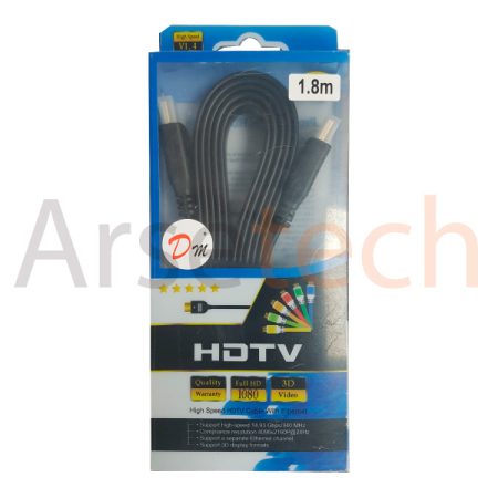 Cable HDMI – HDMI 1.8 mts HDTV Cable